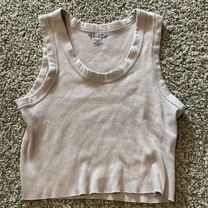 Brandy purple cropped tank